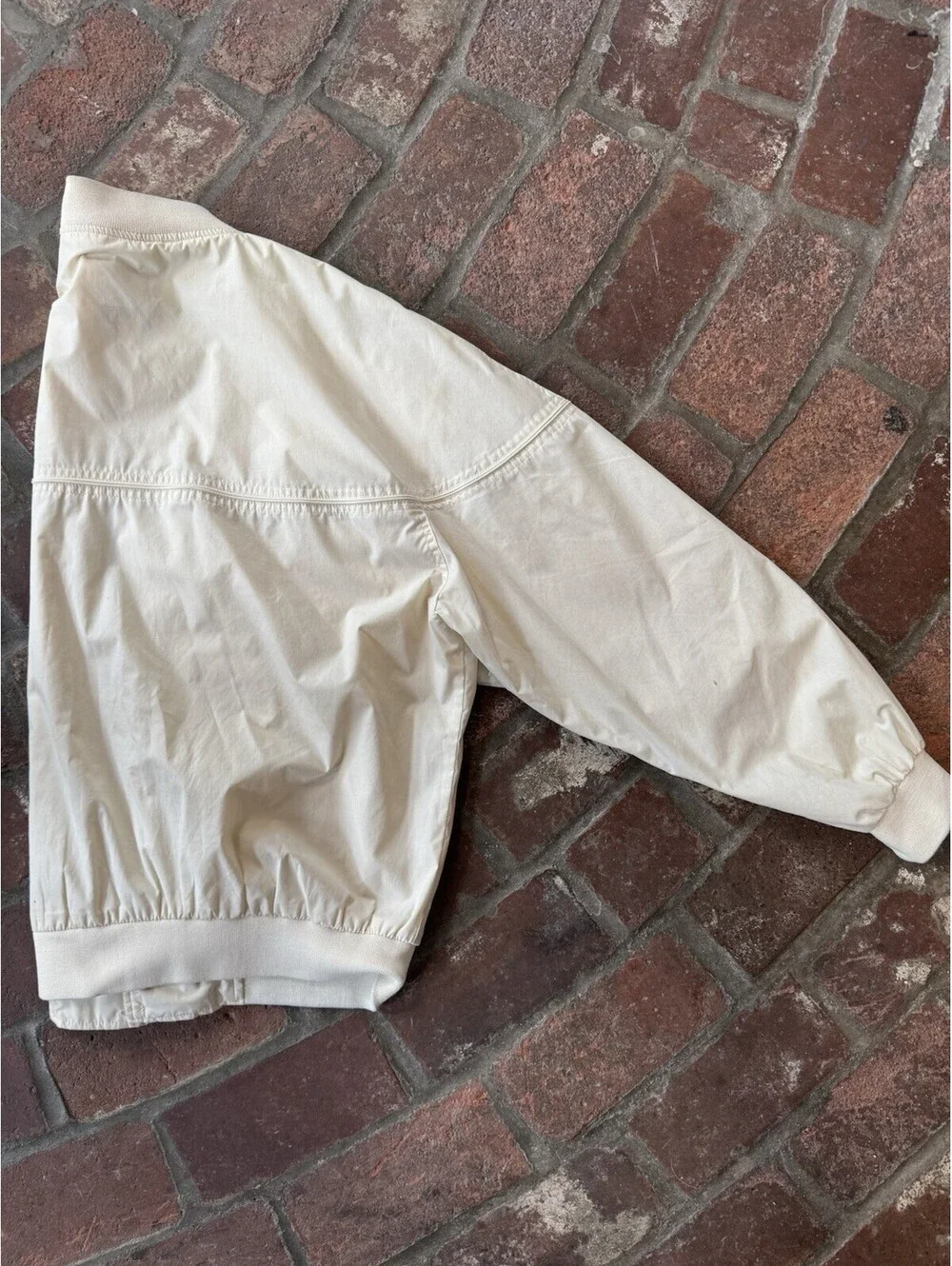 Chukkers By Midwest VTG White Windbreaker Size XL like members only style